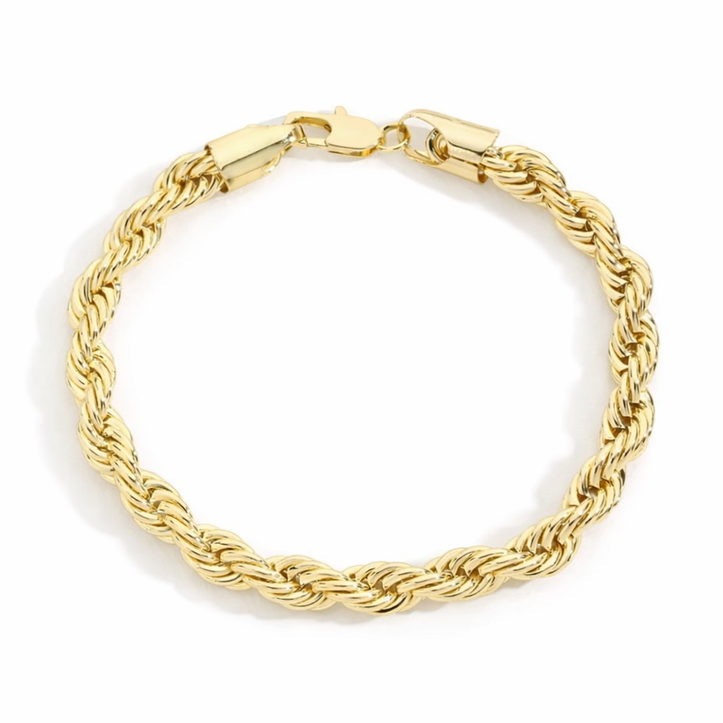 Voren Esclava Oro Trenzada
